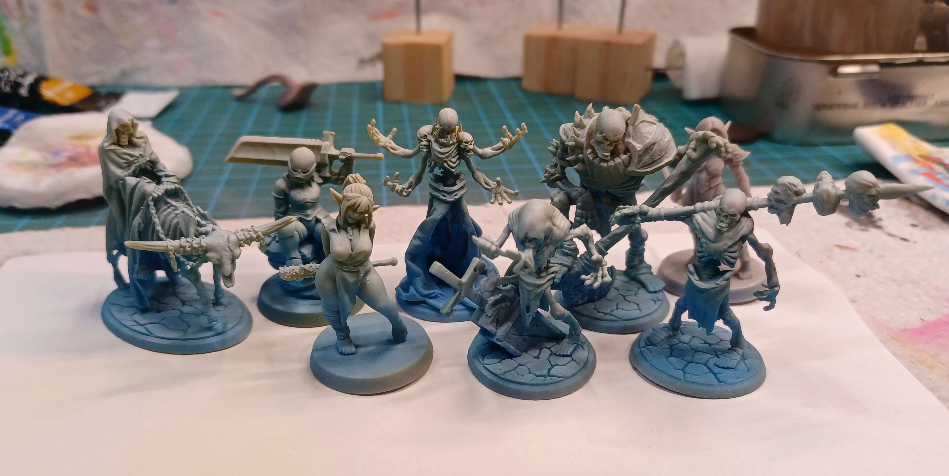 Figurine resine premium imprimee en 3D par C3DP